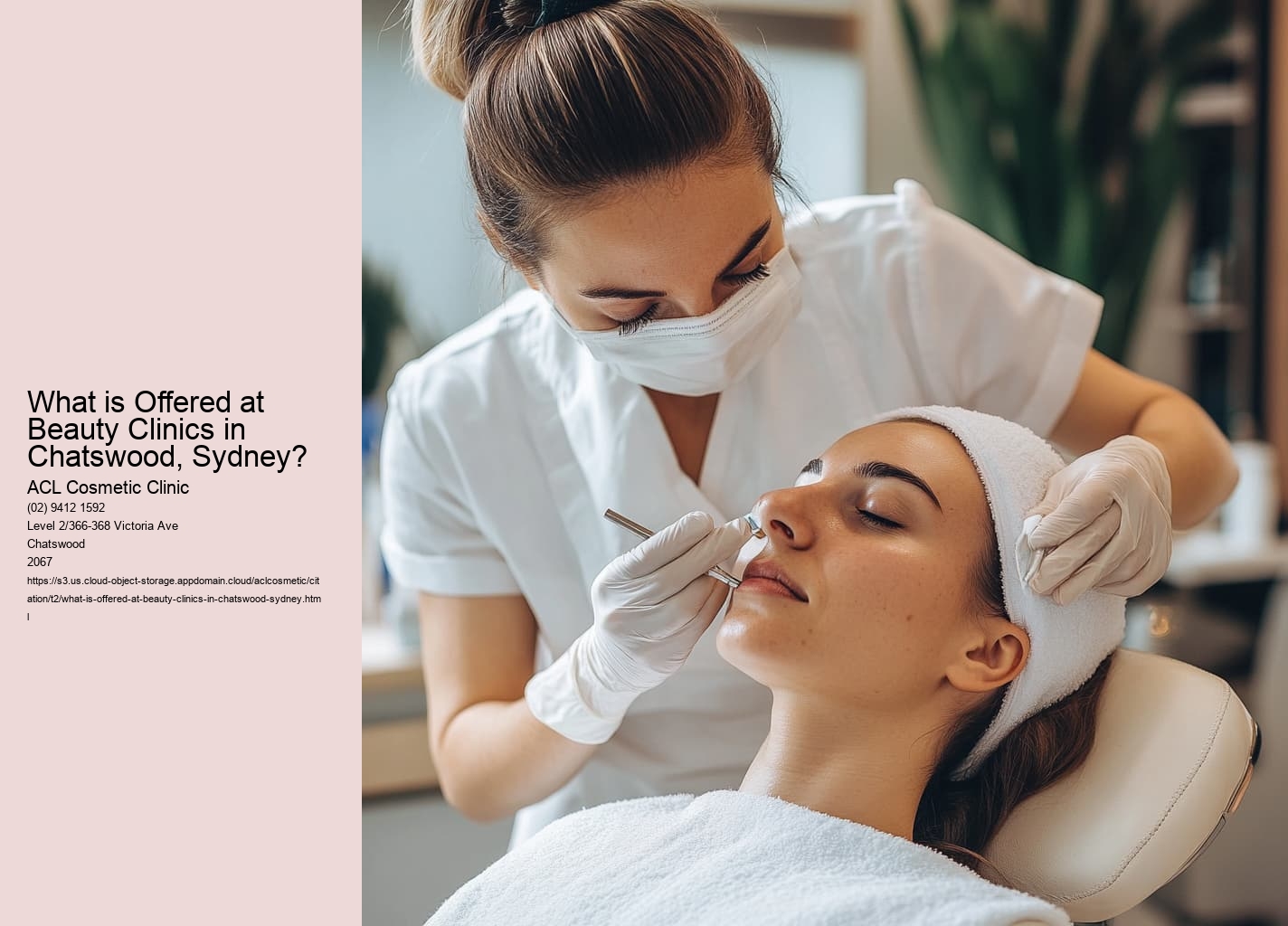 What is Offered at Beauty Clinics in Chatswood, Sydney?