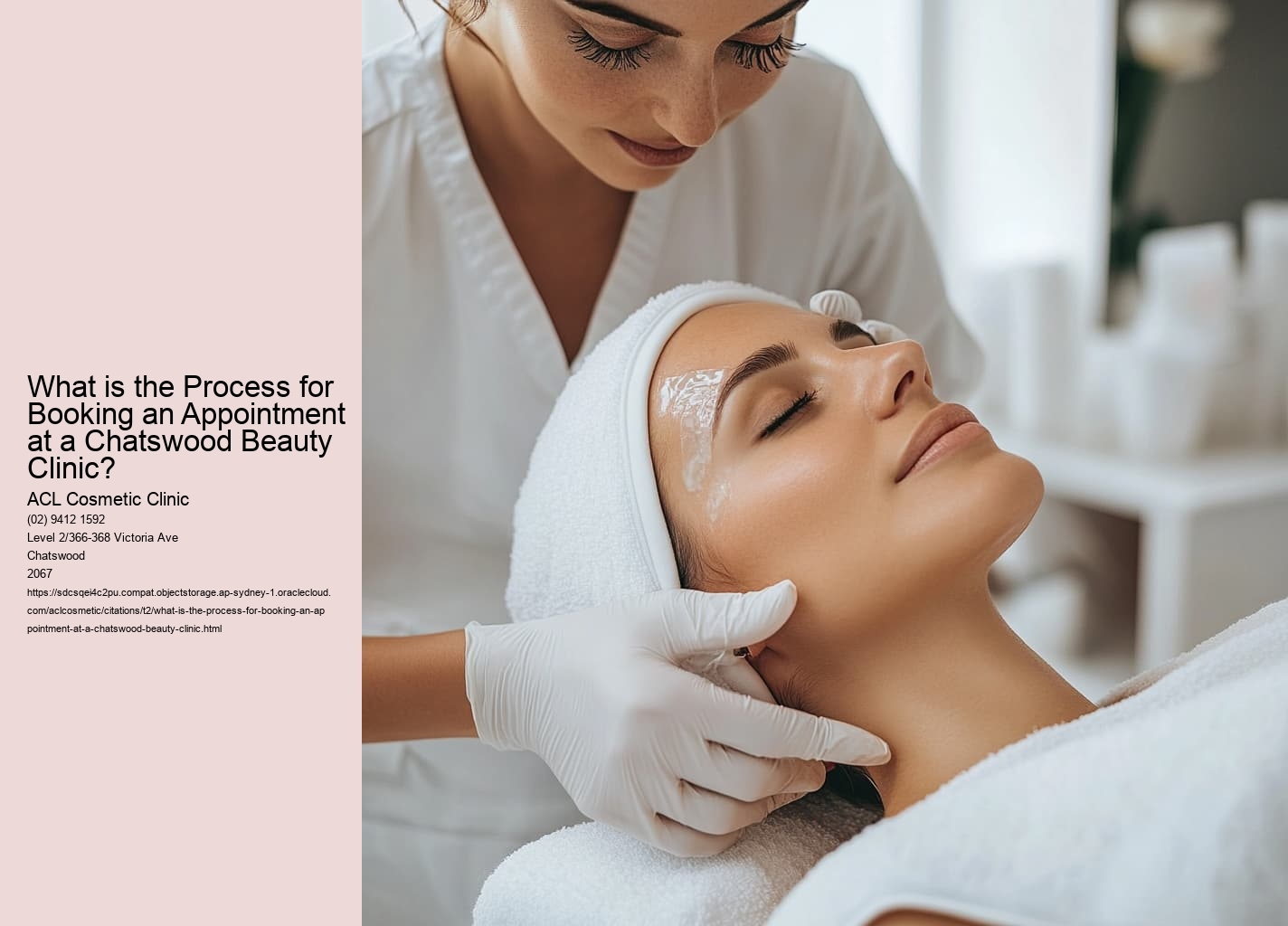 What is the Process for Booking an Appointment at a Chatswood Beauty Clinic?