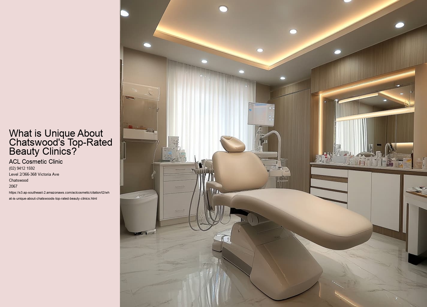 What is Unique About Chatswood's Top-Rated Beauty Clinics?